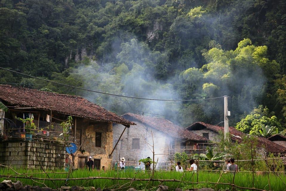 A Sy Ban Gioc Homestay - Lang Da Khuoi Ky Cao Bang Exterior photo