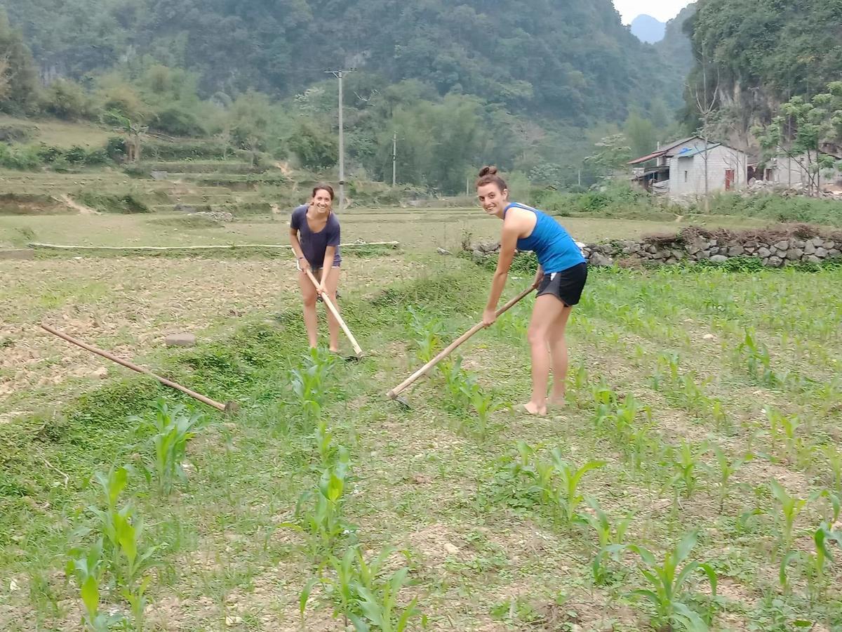 A Sy Ban Gioc Homestay - Lang Da Khuoi Ky Cao Bang Exterior photo
